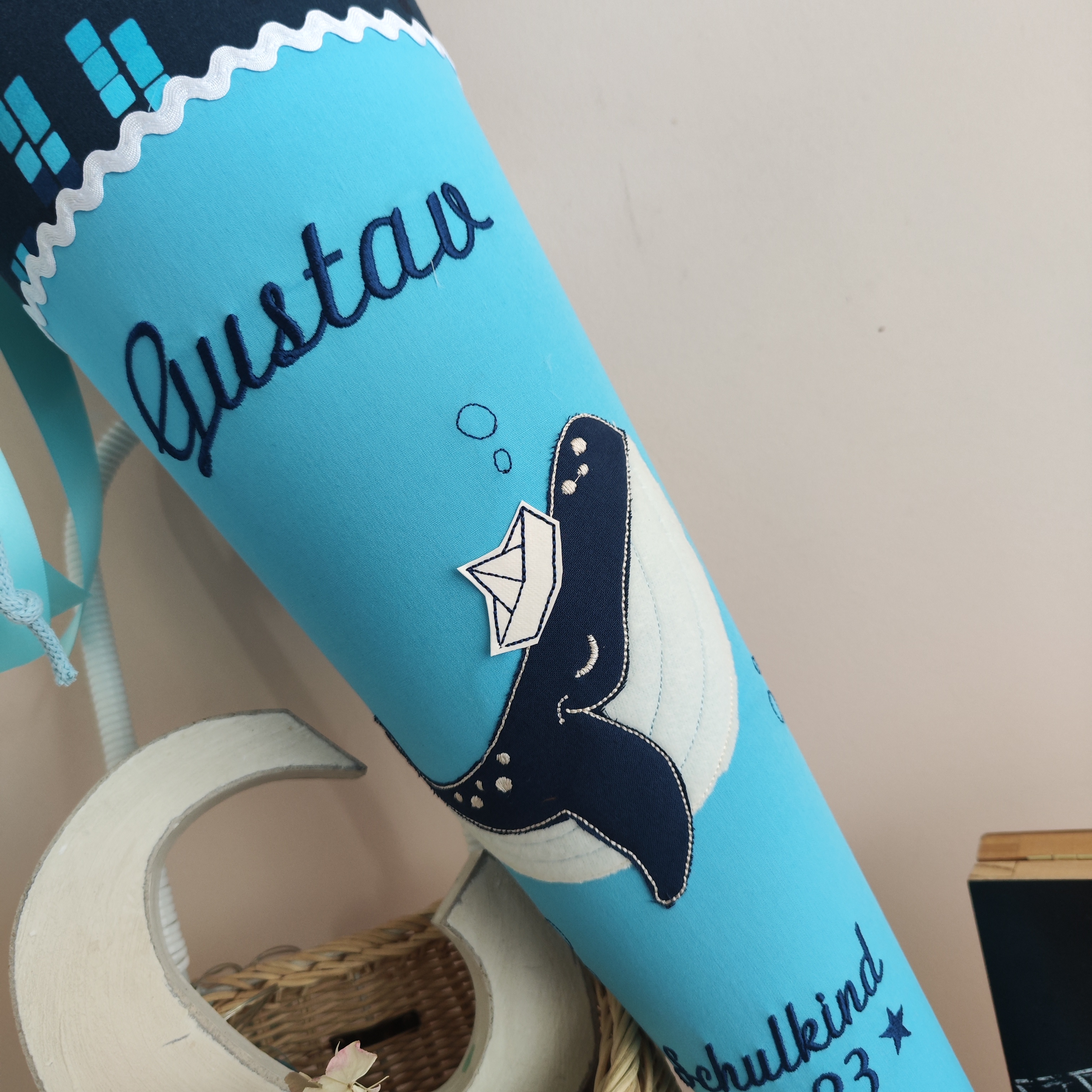 Schultüte Tiefseetauchbär Wal | atelier-kleeblatt.de | Jetzt Kaufen