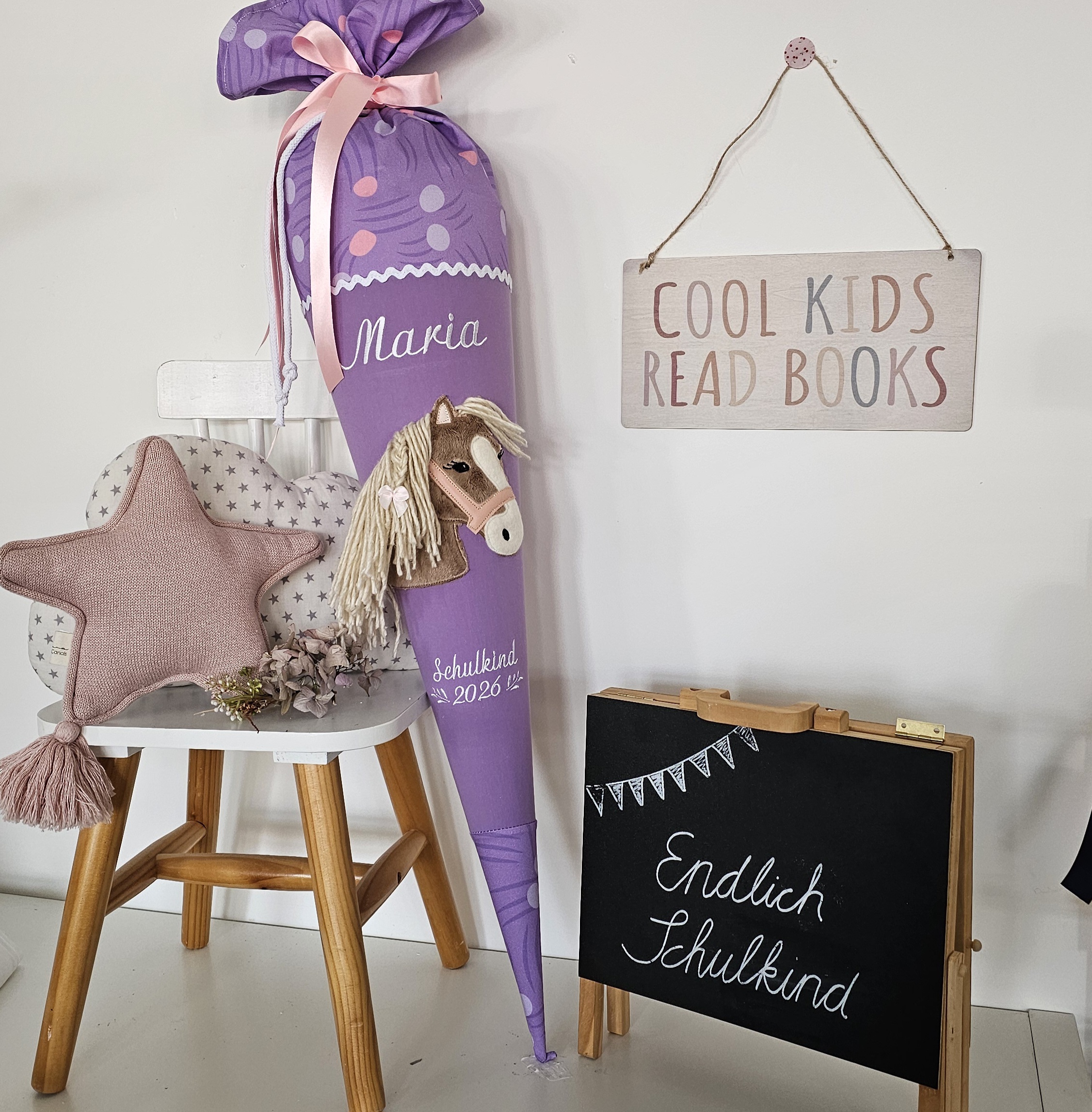Schultüte Ponybäradies  Pferd | atelier-kleeblatt.de | Jetzt Kaufen