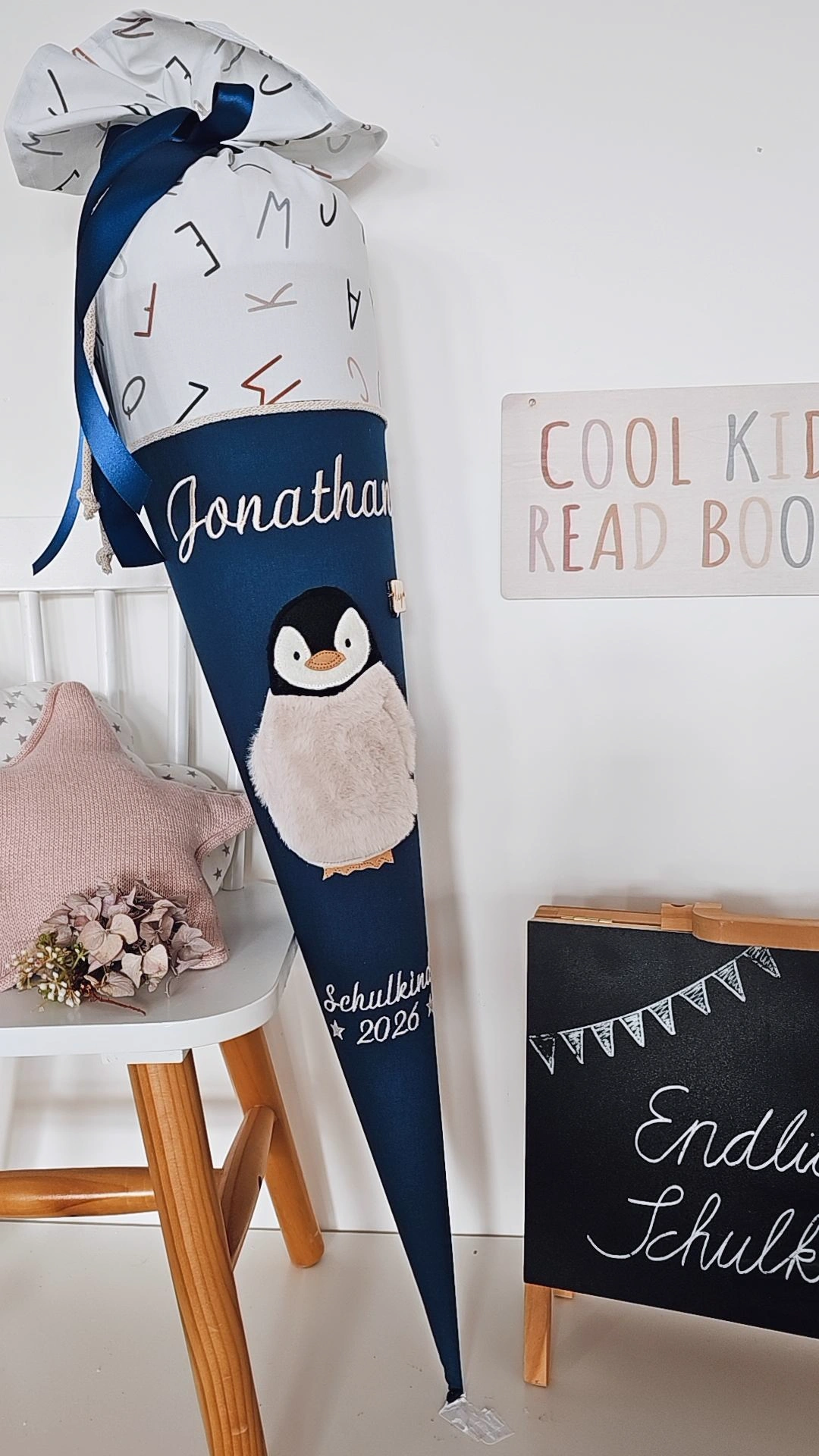 Schultüte Pinguin  | atelier-kleeblatt.de | Jetzt Kaufen